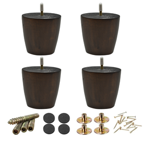 Straight Solid <b>Wood</b> Furniture Leg Sofa Cabinet Table Wooden Leg Replacement Custom Size Furniture Parts OEM - Product Image 5