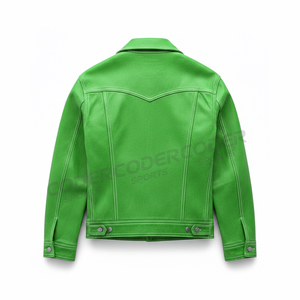 Veste en cuir pour homme, service OEM, hiver 2026, qualité supérieure, nouvelle arrivée, veste en cuir pour homme, logo personnalisé - Product Image 2