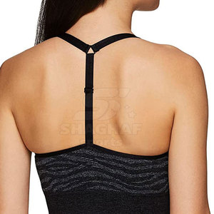 High Impact Sports <b>Bra</b> Adjustable <b>Straps</b> Supportive Design For Running Training And Fitness - Product Image 4