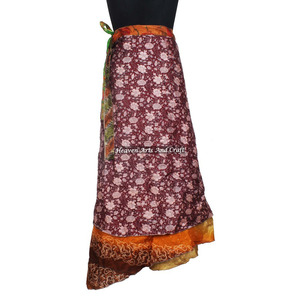 100% Vintage <b>Silk</b> Sari Long Panel <b>Skirt</b> Online Wholesale Shop of Indian <b>Silk</b> Wrap Around <b>Skirts</b> Manufacturer Wholesaler - Product Image 6
