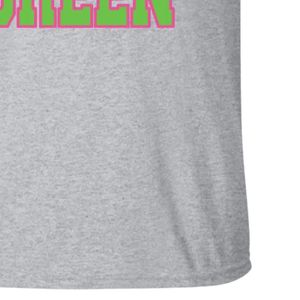 เสื้อยืดสกรีนลายกราฟิกสีเทาชมพูเขียว แขนสั้น คอกลม ผ้าฝ้าย เสื้อยืดแฟชั่นสตรีทแวร์ลำลองสั่งทำได้ - Product Image 5