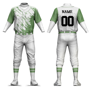Uniforme de béisbol deportivo ligero con impresión digital de logotipo personalizado, ropa de equipo personalizada, uniforme de béisbol de alta calidad al mejor precio - Product Image 1