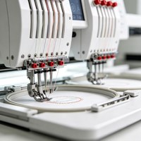 Machine à broder à grande vitesse, machine à broder informatisée pour applications industrielles avec des résultats précis