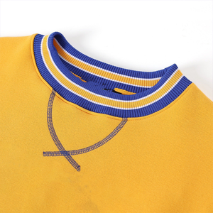 Sweat-shirt en molleton de qualité supérieure avec broderie chenille SGRho dorée, col rond côtelé personnalisé, sweat-shirt de sororité, vêtements scolaires - Product Image 5