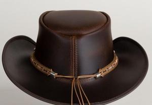 New Imperial International Full Grain Leather Cowboy <b>Hat</b> Concho Band <b>Western</b> Style Handmade Unisex Adult Casual Outdoor 4-Season - Product Image 2