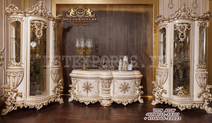 Meuble TV de luxe en bois Sagwan pour le salon Meuble TV de style classique Meuble pour manoirs de luxe Support TV en bois pour la maison - Product Image 4
