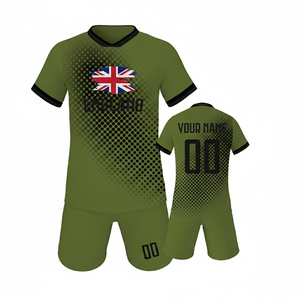 Uniforme de Fútbol con Sublimación Completa y Logotipo Personalizado, Uniforme de Fútbol Transpirable con Sublimación Personalizada, Manga Corta, Secado Rápido - Product Image 6