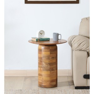 Mango Wood Inlay <b>Side</b> <b>Table</b> Wholesale | Handcrafted Moradabad Design - Product Image 1
