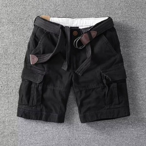 Nouveauté : Short cargo pour homme, nouveau design, décontracté, taille mi-haute élastique, idéal pour la gym et la course, avec logo personnalisé - Product Image 1