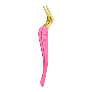 Khadmi Impex Lash Applicator Gold-Plated Stainless Steel with Precision Anti-Static Fiber Tip Private Labelling - Product Image 1