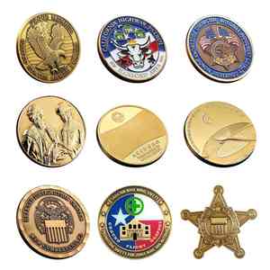 Monedas Conmemorativas y de Juego de Metal 3D Modernas, Diseño Personalizado, Bañadas en Oro, para Arte y Coleccionismo - Product Image 5
