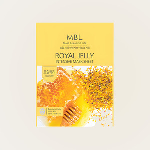 แผ่นมาส์กหน้าเกาหลี Embiel Royaljeri Intensive Mask Sheet 10 แผ่น มาส์กหน้าแบบซอง ผลิตในเกาหลี - Product Image 5