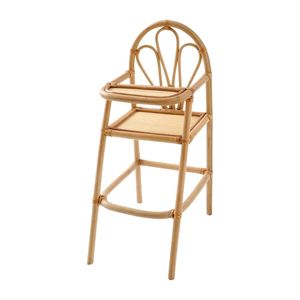 Chaise haute en rotin pour chambre d'enfant avec plateau, vente chaude, mobilier pour enfants de haute qualité, prix d'usine pour l'alimentation des bébés - Product Image 3