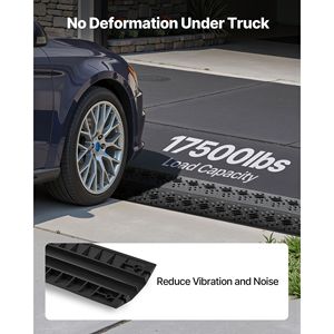 Cache-câble de 17 pouces, robuste, capacité de charge de 5000 lb/essieu, couverture de cordon de circulation élevée pour rampe intérieure et extérieure de bureau à domicile - Product Image 3