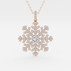 Colgante de Diamante Cultivado en Laboratorio con Forma de Hexágono de 1 1/2 Quilates, Joyería Elegante y Brillante, Regalo para Mujer - Product Image 3