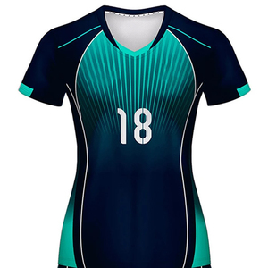Personnalisation, maillots de volley-ball multicolores sur mesure, design sublimé, uniformes de volley-ball noirs pour femmes - Product Image 3