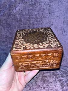 Cheap Handmade <b>Wooden</b> Jewelry <b>Chest</b> for Personal Accessories, Gifts and Keepsakes with Classic Rustic Craftsmanship - Product Image 6