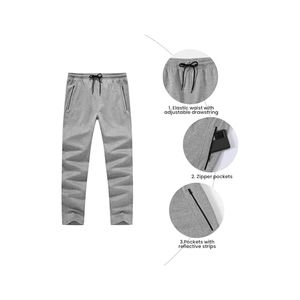 Chándal de hombre 2026 al por mayor, colores personalizados, manga larga, cierre con cordón, casual, color liso, transpirable para invierno - Product Image 3
