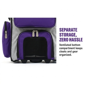 Sac d'équipement de baseball avec logo personnalisé, poignée antidérapante, sac d'équipement de softball, pour les équipes sportives jeunes et adultes, voyages - Product Image 6