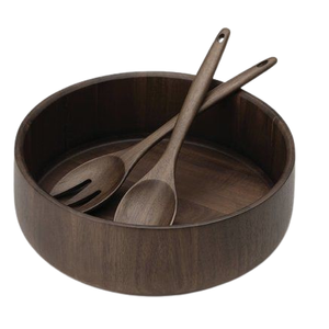 Bol à fruits rond en bois écologique, bords lisses, fait main, style américain, couleur naturelle, pour la maison, la cuisine, la table, les mariages - Product Image 5