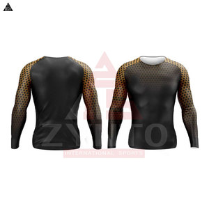 เสื้อรัดกล้ามเนื้อ MMA คุณภาพดีที่สุด แขนยาว สำหรับผู้ชาย ผู้ผลิตจำหน่ายเสื้อรัดกล้ามเนื้อแบบสั่งทำ - Product Image 6
