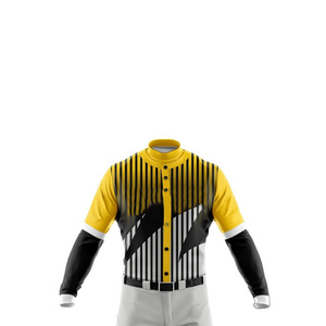 Ensemble uniforme de baseball pour homme, maillot gris à manches courtes avec pantalon rayé, polyester respirant, coupe classique, vêtements pour toutes les saisons - Product Image 6