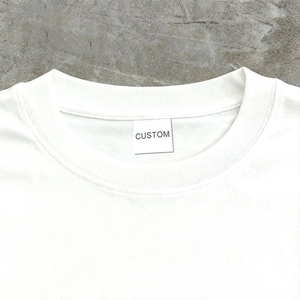 T-shirts à manches courtes en coton tricoté 100% avec impression graphique surdimensionnée, sérigraphiés, grande taille, style streetwear, col rond, tendance - Product Image 4