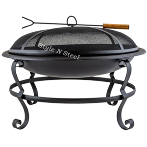 Brasero de Hierro de Lujo con Pintura Resistente al Calor, Diseño Independiente, Calentador Exterior para Leña/Carbón - Product Image 1