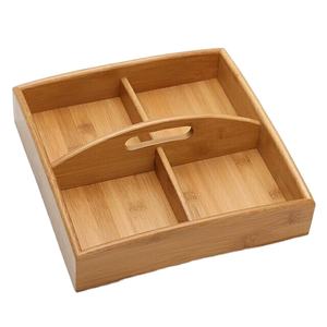 PLATEAU DE SERVICE EN BOIS NATUREL ROND PERSONNALISÉ DE STYLE pour la cuisine, la maison ou l'hôtel Articles de style classique pour la fête ou le service alimentaire - Product Image 6