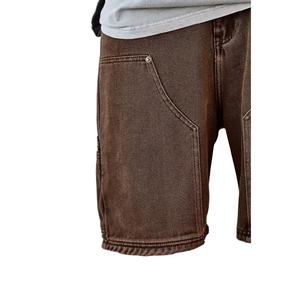 กางเกงขาสั้นกีฬาผู้ชายคุณภาพสูงราคาส่งแบบสบายๆ  ผ้าวอร์สเตดเนื้อแน่น  ขนาดสั่งทำได้  แห้งเร็ว ระบายอากาศดี เหมาะสำหรับออกกำลังกายที่ยิม - Product Image 3