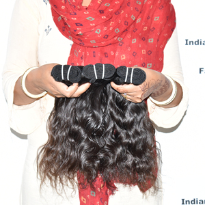 Vietnamese Cuticle Aligned Hair Chemical processed None double drawn Indian Wavy Bundle Loose Style human hair Wholesale vendor - Product Image 4