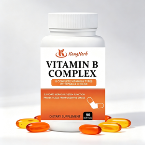 Cápsulas Blandas <span class=keywords><strong>de</strong></span> Complejo Vitamínico B OEM <span class=keywords><strong>de</strong></span> Marca Privada, Alta Absorción <span class=keywords><strong>de</strong></span> <span class=keywords><strong>B12</strong></span>, B6, B1, Niacina <span class=keywords><strong>y</strong></span> Ácido Fólico - Product Image 1