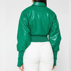 Hot Sale New Arrival Baseball Jacket <b>Covered</b> <b>Button</b> Style Wool Fabric Women University School Lettermen Embroidery Jacket - Product Image 3