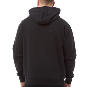 Sweat à capuche personnalisé avec strass, effet vieilli, 500 g/m², fermeture éclair, avec strass noirs personnalisés, pour homme - Product Image 6