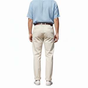 Pantalones Vaqueros Casuales para Hombre, Cintura Alta, Corte Recto, Ligeros, 100% Algodón, Transpirables, Ecológicos, para Uso en Exteriores, Personalizables, MOQ Bajo - Product Image 4