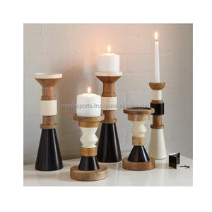 Handcrafted Iron Luxury Unique Candle Holder <b>Rustic</b> Home Decor Multi-Purpose for <b>Dining</b> <b>Table</b> Living Room Christmas Festive - Product Image 5