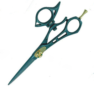Tijeras Profesionales para Cortar el Cabello con Diseño de Pulgar Giratorio y Acento de Joya, Herramientas de Salón de Calidad Premium Hechas en Pakistán - Product Image 3