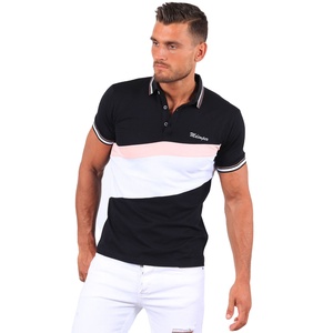 เสื้อโปโลผู้ชายไซส์ใหญ่ ผ้าคอตตอนถักเนื้อแน่น 100% สั่งทำขายส่ง ระบายอากาศได้ดี สวมใส่สบาย สไตล์ไฮสตรีท - Product Image 5