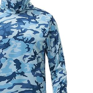 Sudadera con Capucha de Pesca con Protección Solar UV UPF 50, Unisex, Ligera, de Manga Larga, 100% Poliéster, Transpirable y Resistente al Viento - Product Image 6