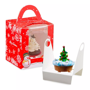 Caja de pastel transparente perfecta para pastelería Eclair <span class=keywords><strong>Hot</strong></span> <span class=keywords><strong>Dog</strong></span> 14oz Chocolat Dubai con ventana de PE - Product Image 4