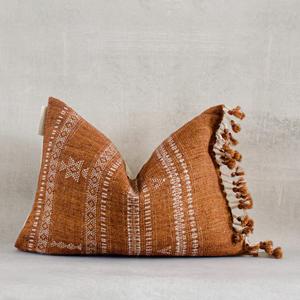 Funda de cojín de lana de lujo ligera hecha a mano profesional 100% Kilim técnica de tejido sólido a rayas cuadradas indias para la vida en el hogar - Product Image 5