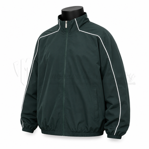 Chaqueta Cortavientos Ligera Unisex de Lona, Personalizable, Deportiva, con Cierre Completo, Ribete Reflectante, Impermeable, para Correr al Aire Libre - Product Image 3