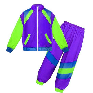 Trajes de jogging de nailon personalizados con cremallera reflectante, chándales al por mayor, cortavientos de poliéster, chándales de estilo urbano - Product Image 6