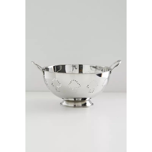 Modern Gold Metal Stainless Steel Fine Mesh <b>Colander</b> <b>Strainer</b> Base Rice Washing Bowl Vegetable Fruit For Home Kitchen Use - Product Image 4