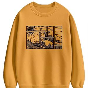 Sudadera de Algodón 100% para Hombre, Estilo Nuevo, Calidad Premium, Lisa, Básica, Gruesa, para Otoño, Personalizable en Colores y Logotipo - Product Image 1