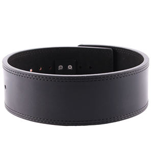 Ceinture de soutien lombaire réglable en cuir avec fermeture à boucle pour l'entraînement musculaire et la musculation, unisexe - Product Image 2