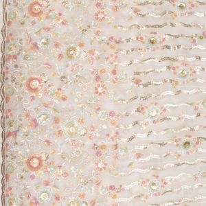 Luxury Sequin Embroidery Fabric <b>Mesh</b> <b>Net</b> Lace Fashion Textile For Women Garment Boutique And Wholesale Exporters - Product Image 4