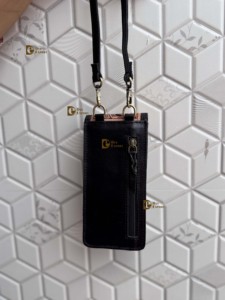 Bolso de Mano de Lujo para Teléfono, Bolso de Cuero Tallado a Mano, Bolsos Pequeños con Patrón de Damas, Bolsa de Diseño Único - Product Image 3