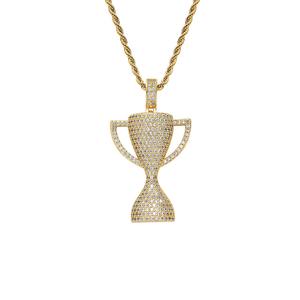 Colgante de Moissanita Estilo Hip Hop Iced Out, Plata de Ley 925, Cadena Bling para Rapper, Joyería de Regalo para Hombres y Mujeres - Product Image 6