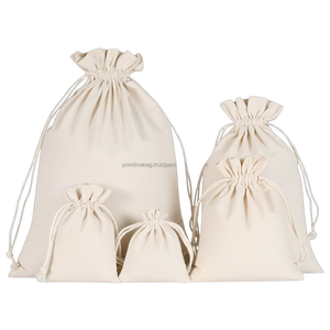 Sac de rangement pour chaussures en tissu de coton personnalisé avec cordon de serrage et logo, réutilisable, 4 pouces, toutes saisons, pour les voyages et l'organisation quotidienne - Product Image 3